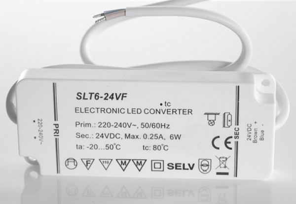 SLT6-24VF LED Konverter 24V 6W SELF